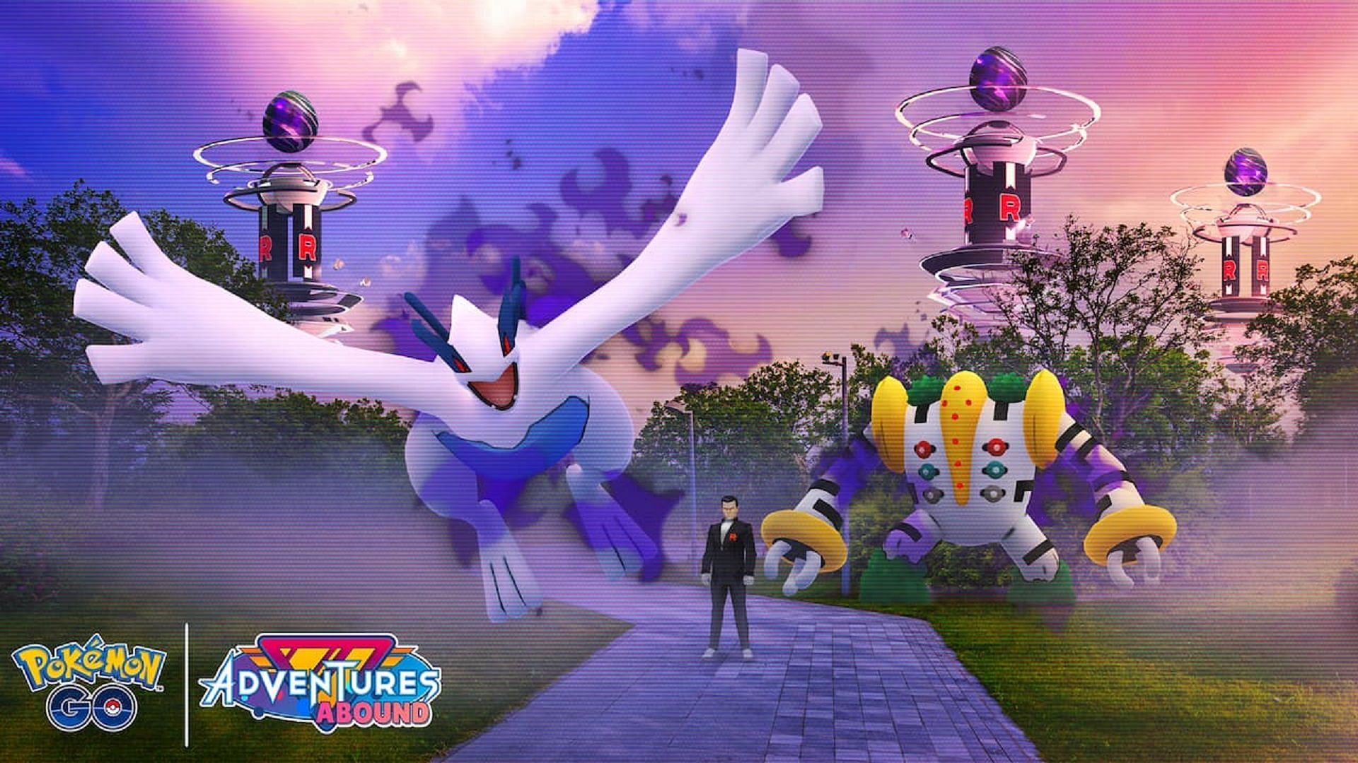 Shadow Lugia has emerged as the event's Shadow Raid boss (Image via Niantic)